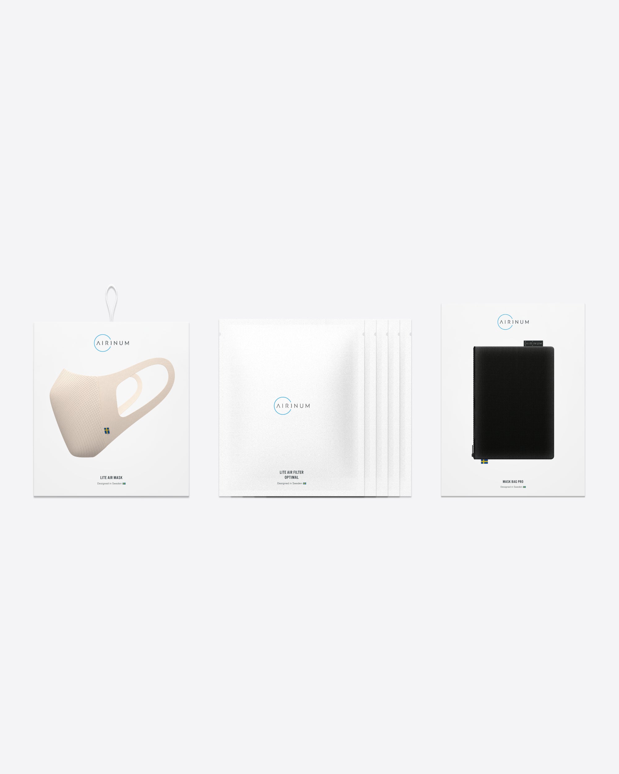★Airinum★The Urban Bundle (再利用マスク)★Quartz Grey Airinum - The Urban Bundle