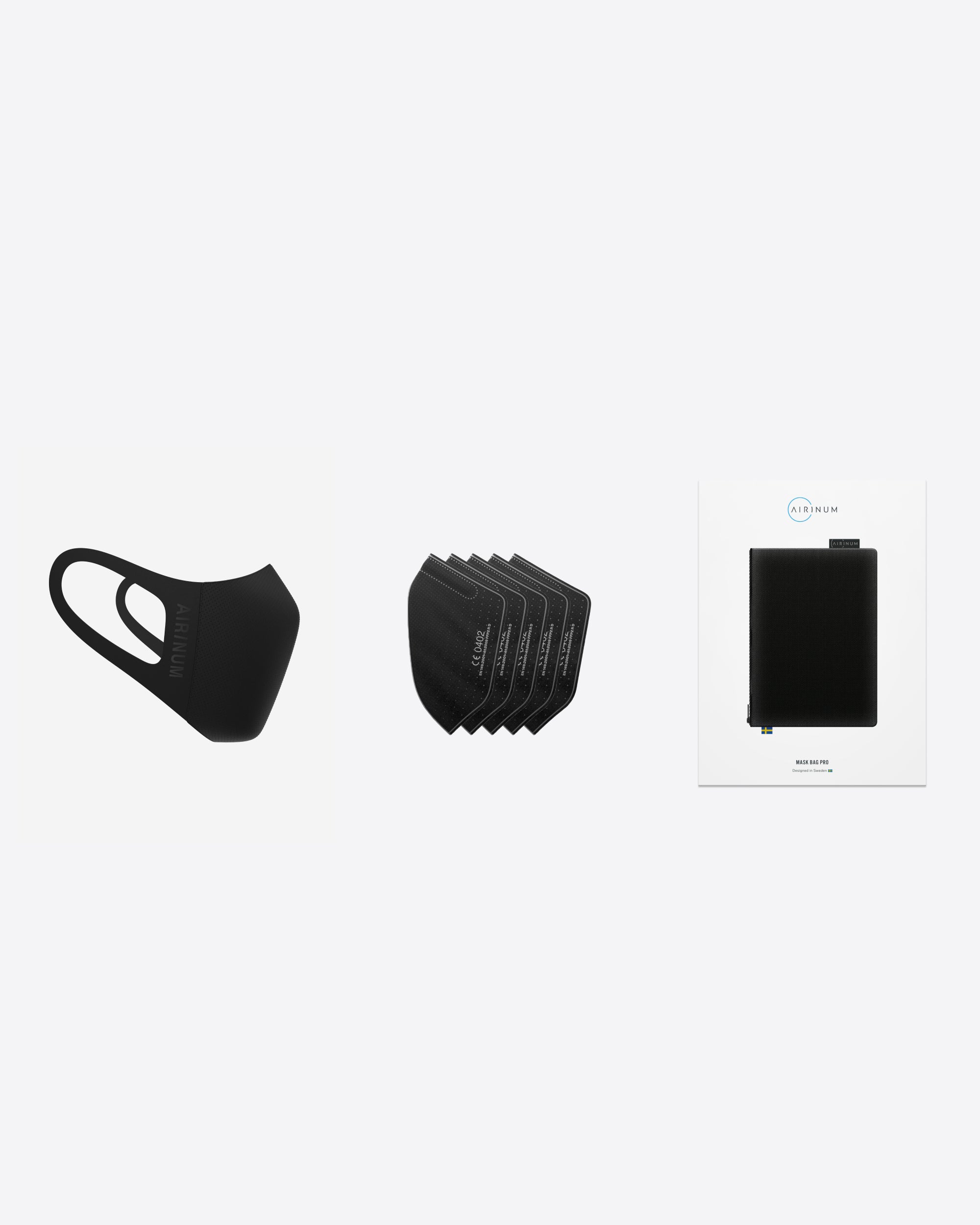 ★Airinum★Urban Filter Bundle - 18 pack★Black Urban Filter Bundle – 18 pack – Airinum